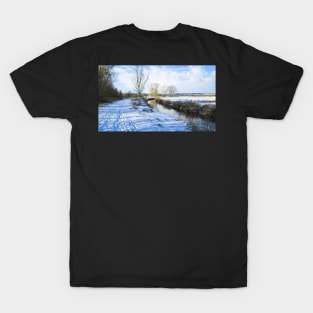 Winter Stroll by the River T-Shirt